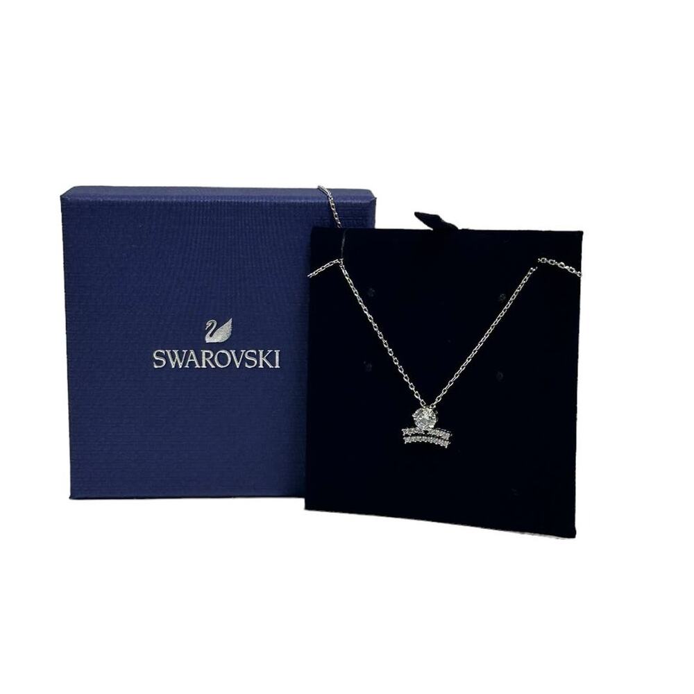 Swarovski Zodiac II pendant Libra White, Mixed metal finish Necklace